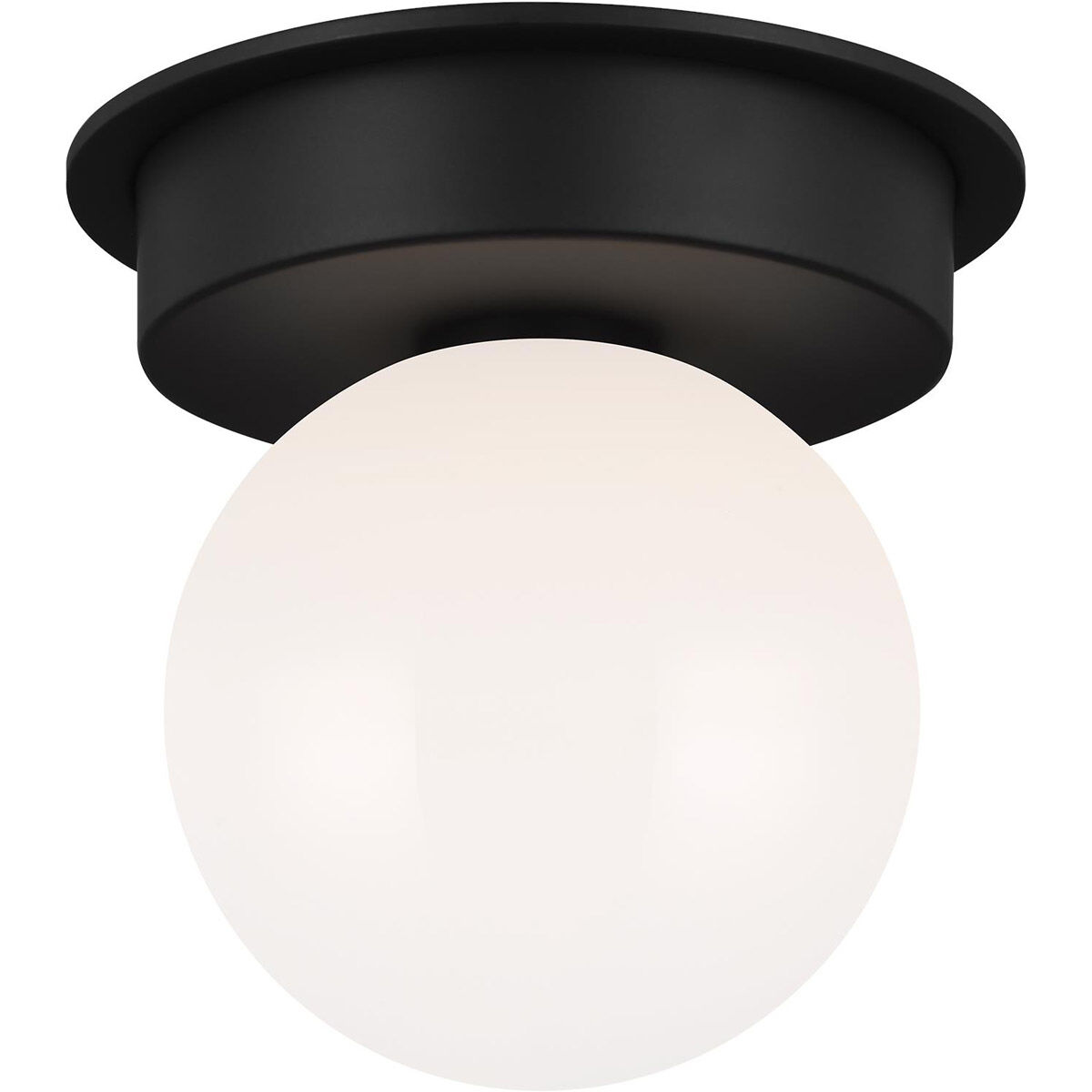 Kelly by Kelly Wearstler Nodes 1 Light 14 inch Midnight Black Flush Mount Ceiling Light