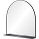 Wearstley 35 X 35 inch Black Wall Mirror