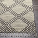 Bedouin 108 X 72 inch Medium Gray Rug in 6 X 9, Rectangle
