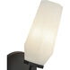 Krysta 1 Light 3.75 inch Matte Black Bath Wall Vanity Wall Light