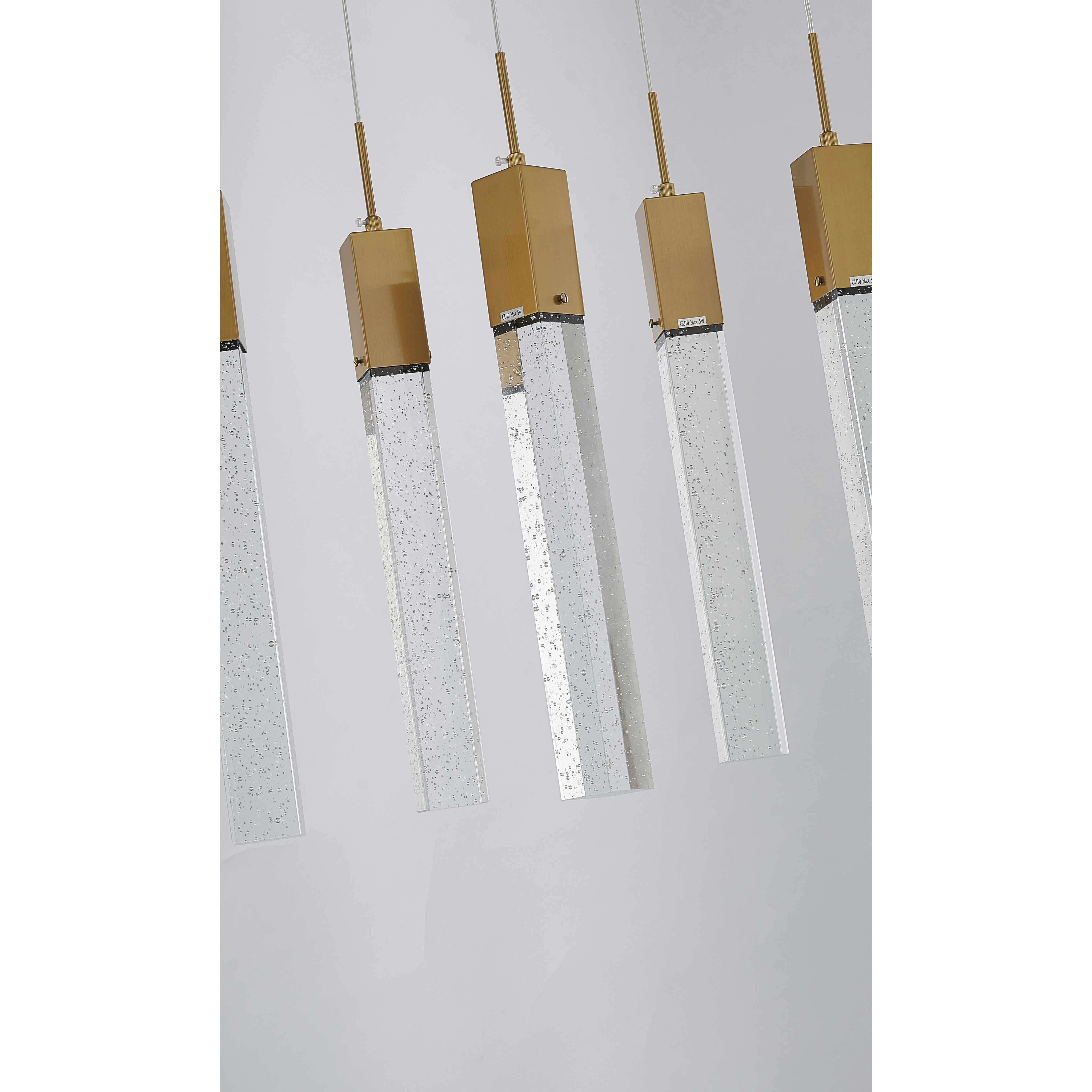 Canada 7 Light 35.4 inch Gold Island Lighting Ceiling Light