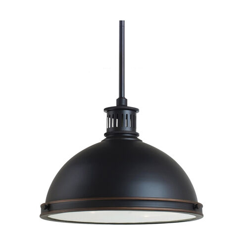 Pratt Street Metal 2 Light 13 inch Autumn Bronze Pendant Ceiling Light