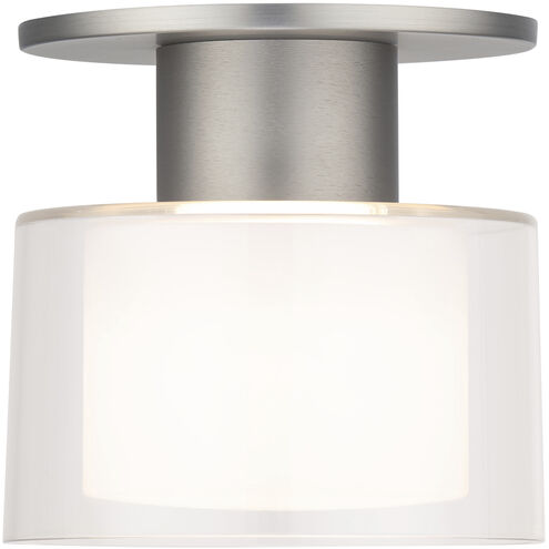 Twist-N-Lite LED 5 inch Brushed Nickel Semi-Flush Mount Ceiling Light