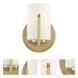 Elara 1 Light 5.25 inch Brushed Gold Wall Sconce Wall Light