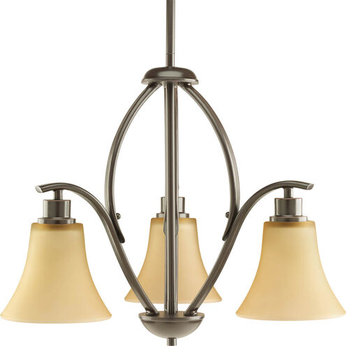 Joy 3 Light 20 inch Antique Bronze Chandelier Ceiling Light