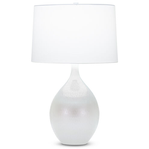 Raymond 27.5 inch 150.00 watt Pearlescent Cream Table Lamp Portable Light