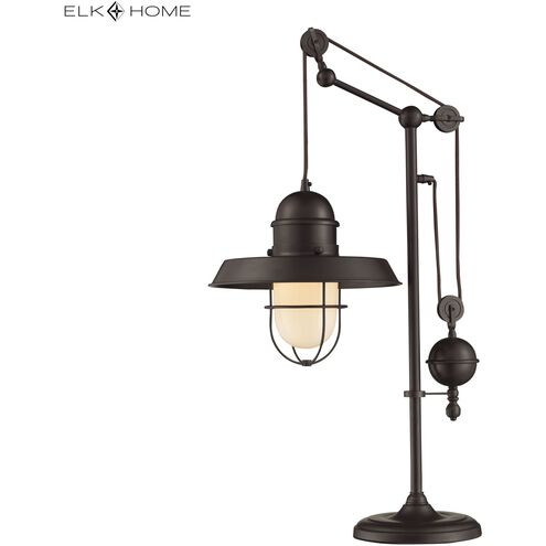 Farmhouse 32 inch 13 watt Oil Rubbed Bronze Desk Lamp Portable Light