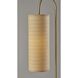 Mendoza 60 inch 100.00 watt Antique Brass Floor Lamp Portable Light