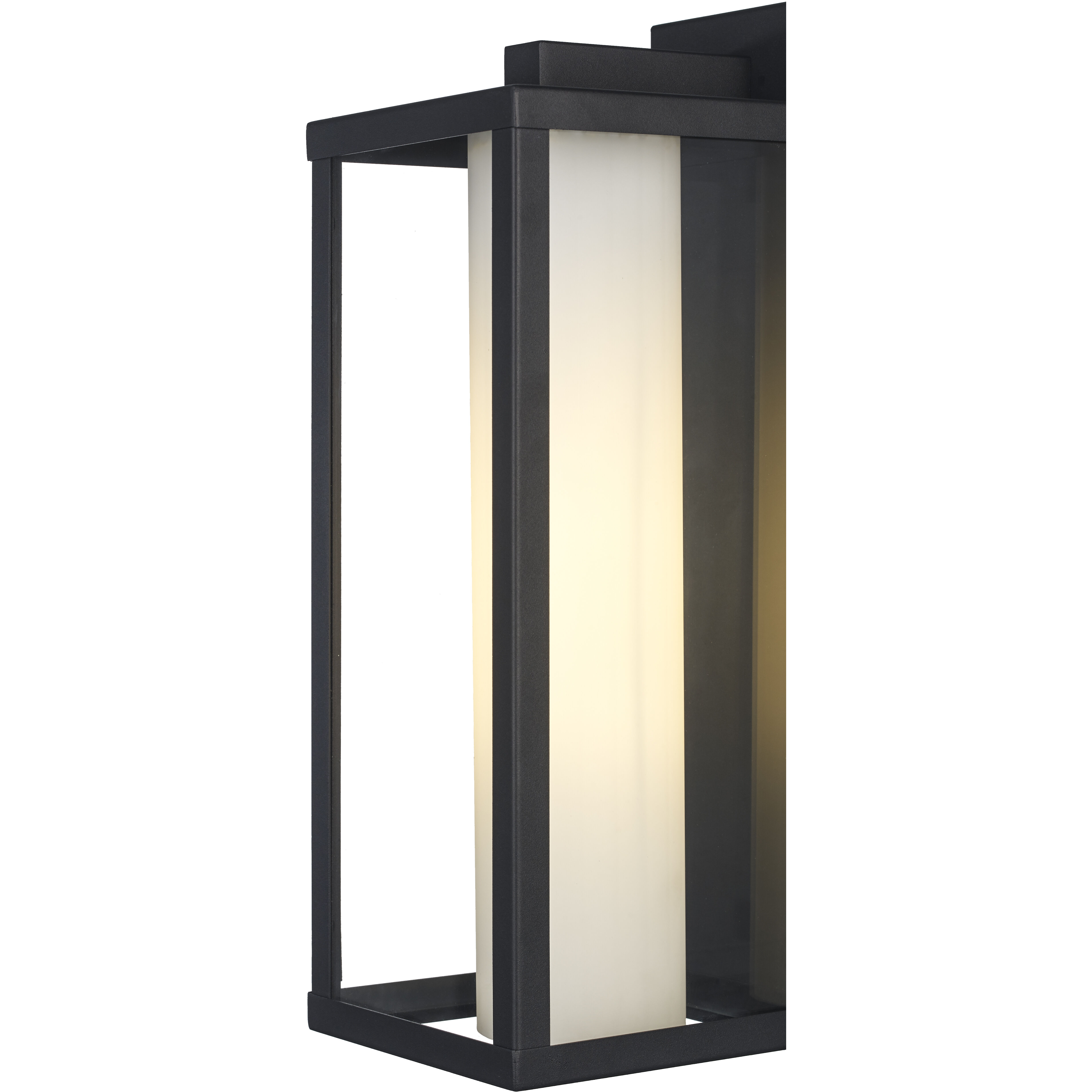 Adler 1 Light 16 inch Black Outdoor Wall Light