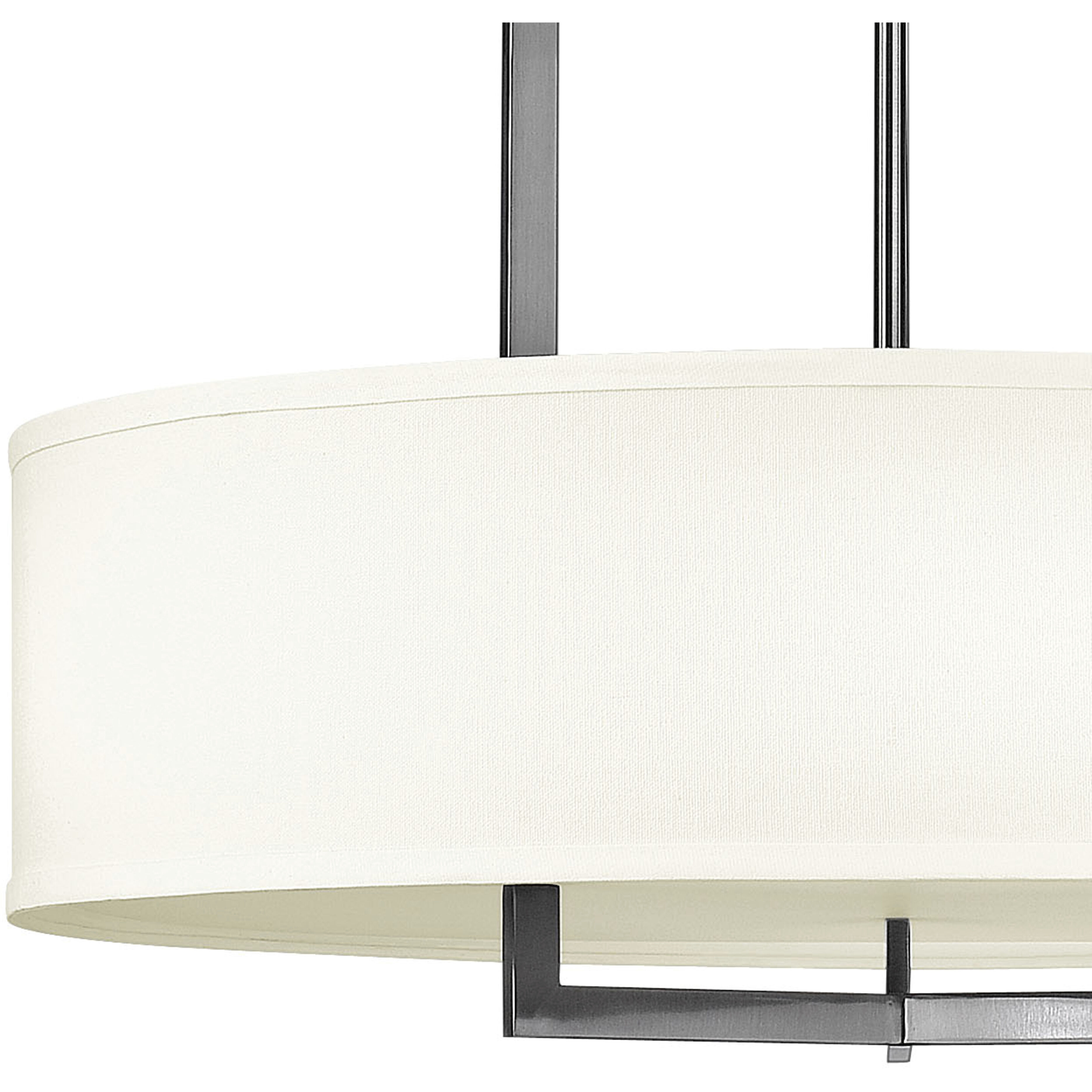 Hampton 3 Light 26 inch Antique Nickel Indoor Chandelier Ceiling Light in Non-LED