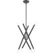 Soho 8 Light 20 inch Scandinavian Gray Chandelier Ceiling Light 