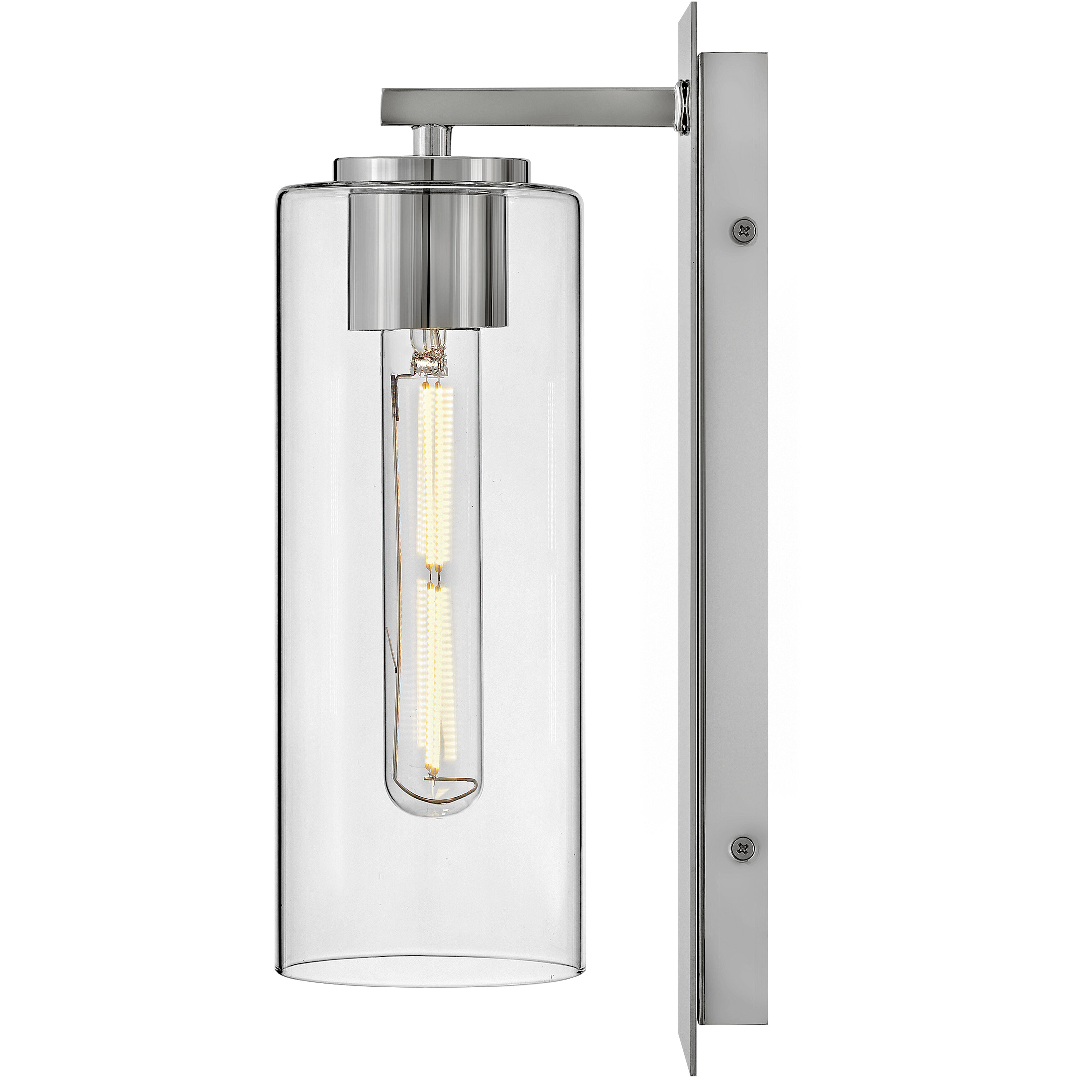Lane LED 5 inch Polished Nickel Sconce Wall Light