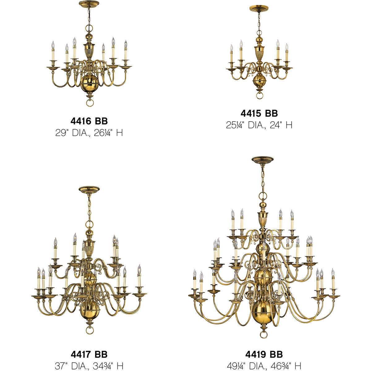 Cambridge 25 Light 49.25 inch Burnished Brass Indoor Chandelier Ceiling Light