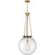 Beacon 1 Light 17.75 inch Brushed Brass Pendant Ceiling Light