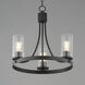 Livingston 3 Light 20 inch Black Chandelier Ceiling Light