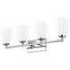 Oren 4 Light 31 inch Chrome Bath Vanity Light Wall Light