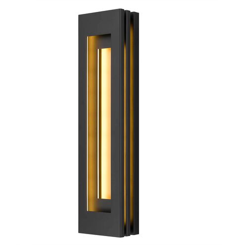 Layer LED 30 inch Sand Black Wall Sconce