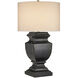 Balustrade 31.5 inch 150 watt Distressed Light Black Table Lamp Portable Light