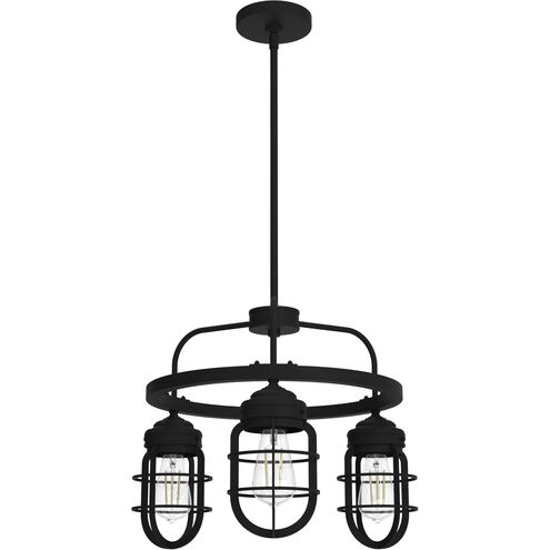 Starklake 3 Light 21 inch Natural Iron Chandelier Ceiling Light