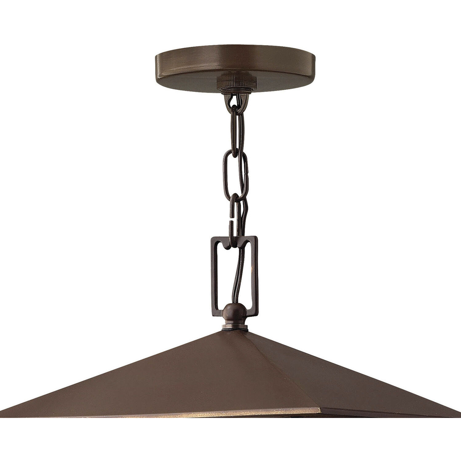 Estate Series Harbor 1 Light 11 inch Anchor Bronze Outdoor Hanging Lantern in Non-LED