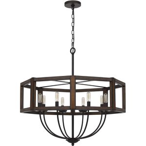 Renton 8 Light 30 inch Oak Chandelier Ceiling Light
