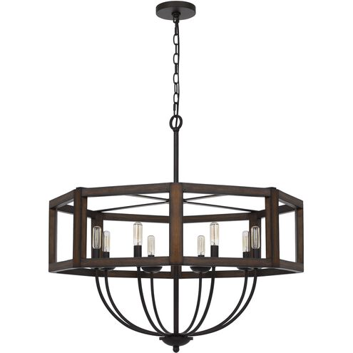 Renton 8 Light 30 inch Oak Chandelier Ceiling Light