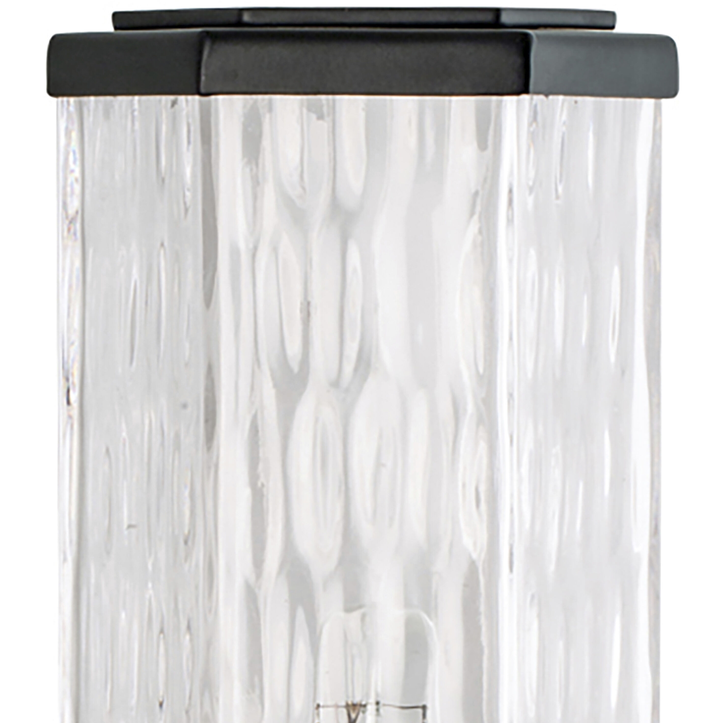 Polygon 1 Light 10.5 inch Matte Black Outdoor Wall Sconce