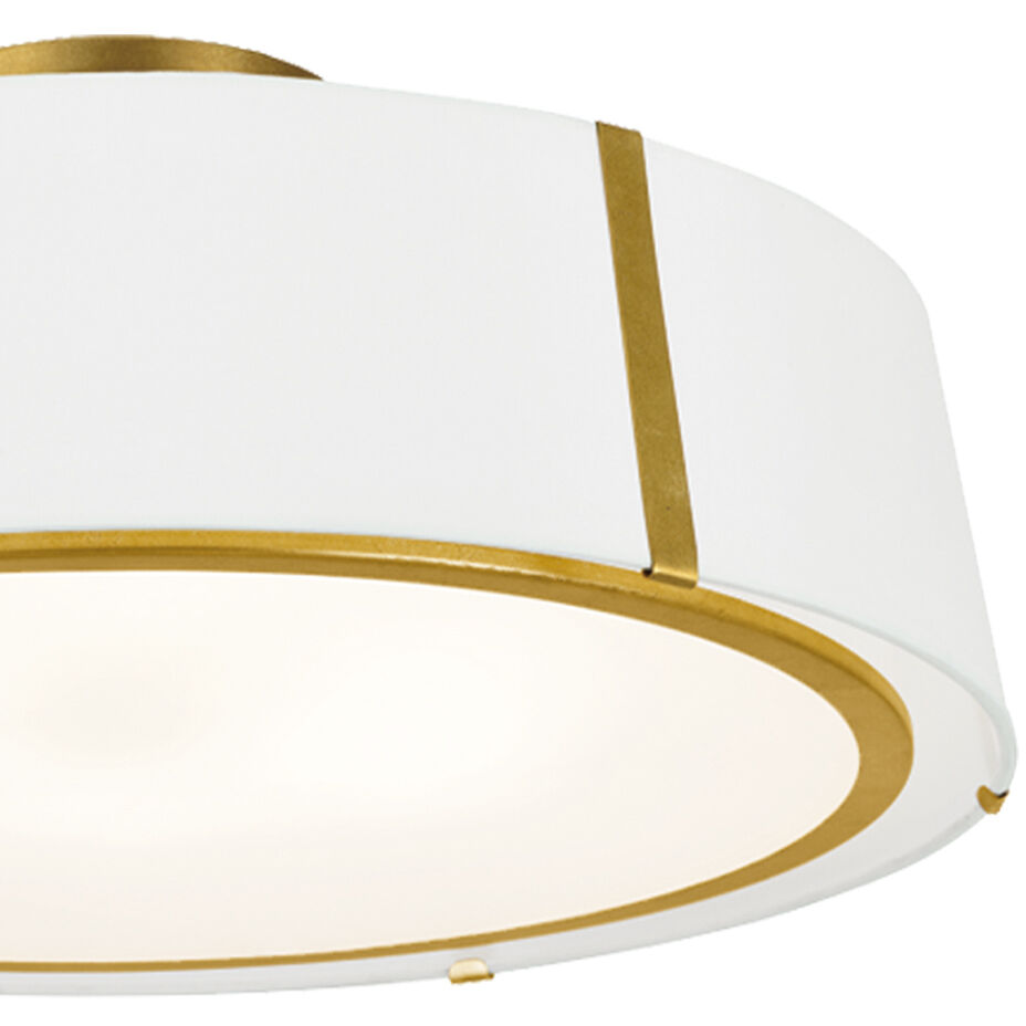 Fulton Pendant Ceiling Light in Antique Gold