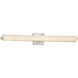 Porcelina 30.5 inch Brushed Nickel Vanity Light Wall Light