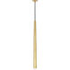Sean Lavin Pylon LED Natural Brass Pendant Ceiling Light, Integrated LED
