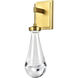 Vaso 1 Light 4.5 inch Aged Brass Wall Sconce Wall Light