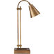 Symmetry 20.5 inch Antique Brass Desk Lamp Portable Light