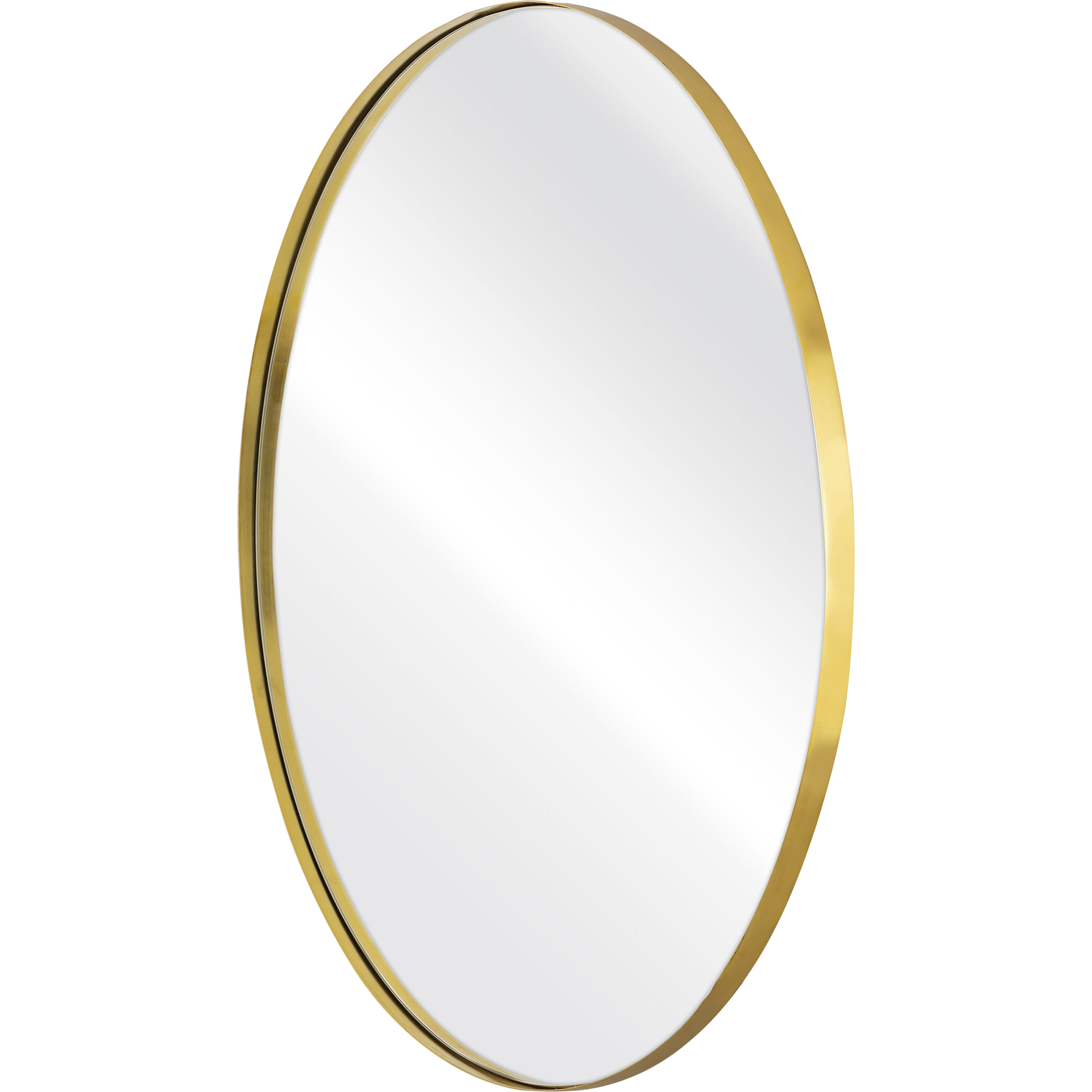 Beni 36 X 36 inch Brass Wall Mirror