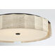Roslington LED 23.75 inch Matte Black Flush Mount Ceiling Light
