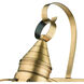 Newburyport 1 Light 14.75 inch Antique Brass Outdoor Wall Lantern