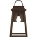 Founders 1 Light 18 inch Antique Bronze Outdoor Wall Lantern