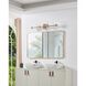 Amelia LED 34.25 inch Champagne Gold and Polished Nickel Vanity Light Wall Light