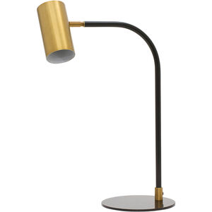 Cavendish 21 inch 6 watt Weathered Brass and Black Table Lamp Portable Light