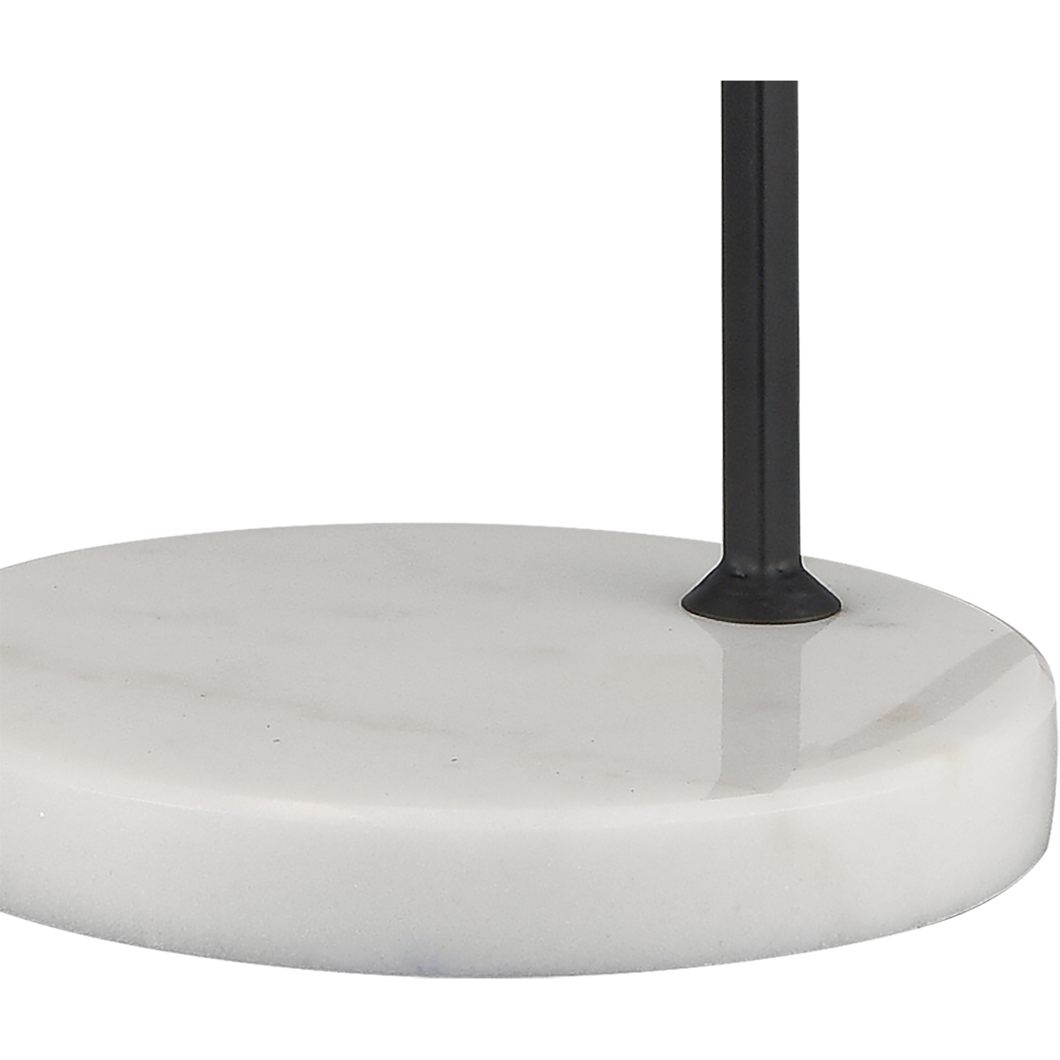 Banded Shade 28 inch 60 watt Matte Black Desk Lamp Portable Light