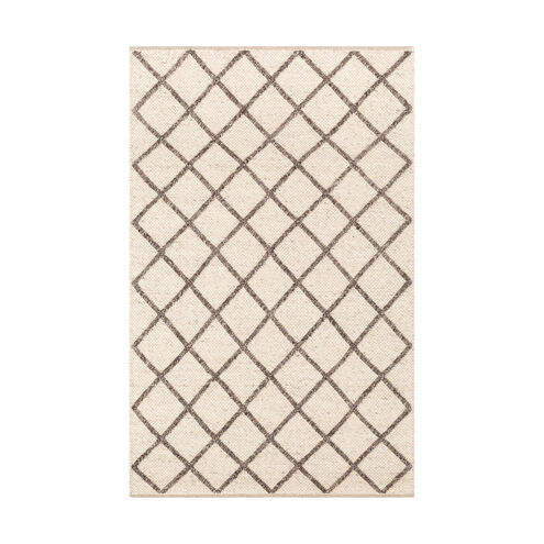 Napels 90 X 60 inch Cream/Dark Brown Rugs