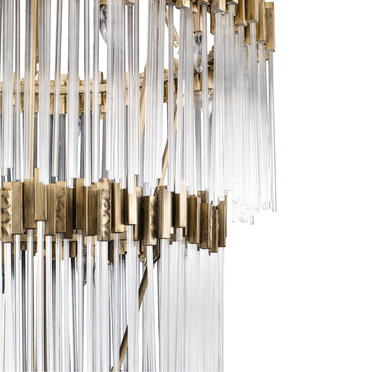 Matrix 30 Light 40 inch Havana Gold Chandelier Ceiling Light