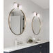 Bram 2 Light 12.5 inch Gold Vanity Fixture Wall Light