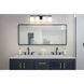 Darcy 4 Light 28 inch Matte Black Vanity Wall Light