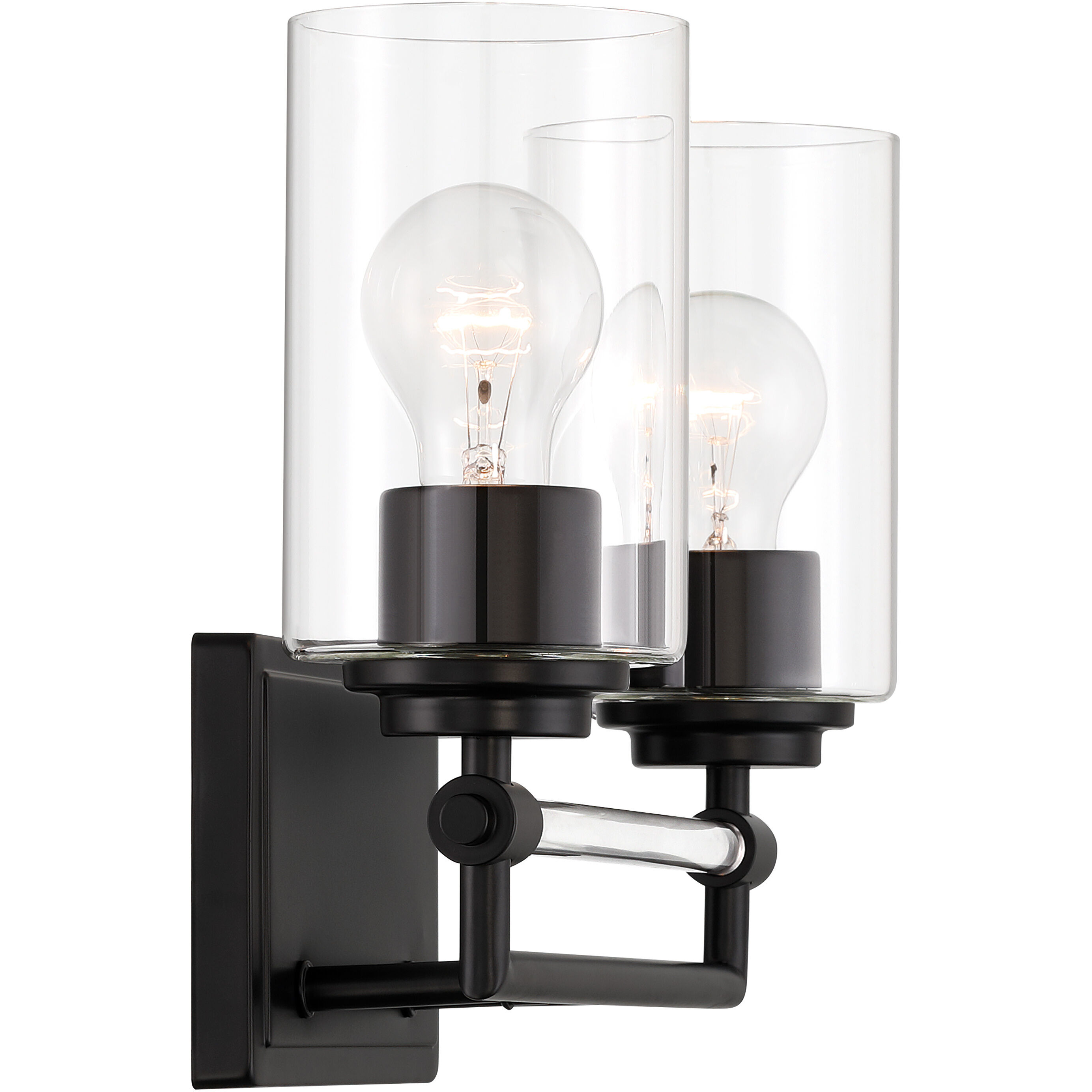 Binsly 2 Light 15.63 inch Coal Bath Vanity Light Wall Light