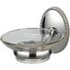 Bathroom Chrome with Clear Soap Dish Holder