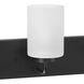 Merry 6 Light 48 inch Matte Black Bath Vanity Light Wall Light