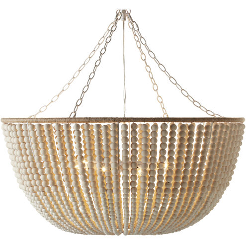 Belem 8 Light 35 inch Cream Pendant Ceiling Light
