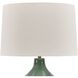 Breya 26 inch 150 watt Green Glaze and Antique Brass Table Lamp Portable Light
