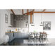 Burren 1 Light 12.25 inch Matte Black and Chrome Pendant Ceiling Light
