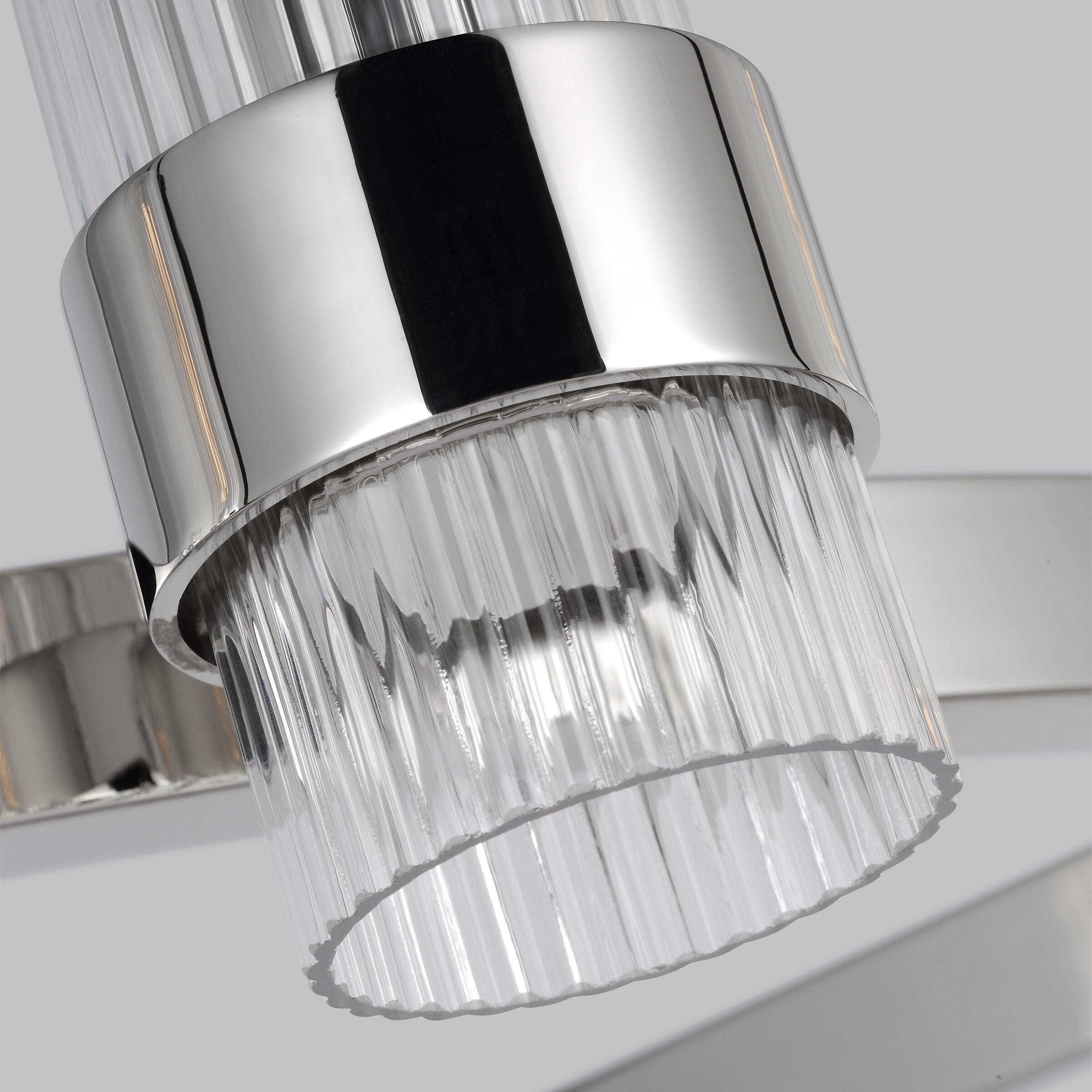 C&M by Chapman & Myers Geneva 8 Light 42 inch Polished Nickel Chandelier Ceiling Light